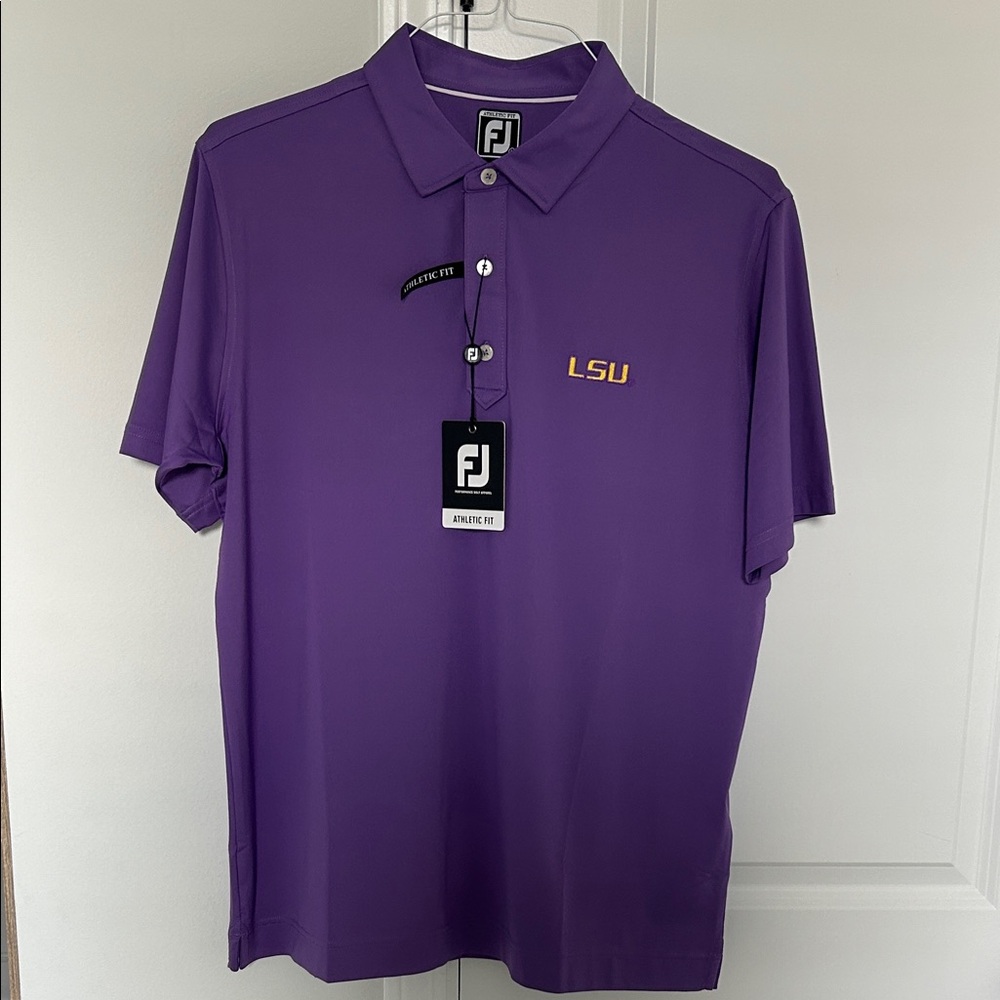 FootJoy LSU Purple Polo Shirt